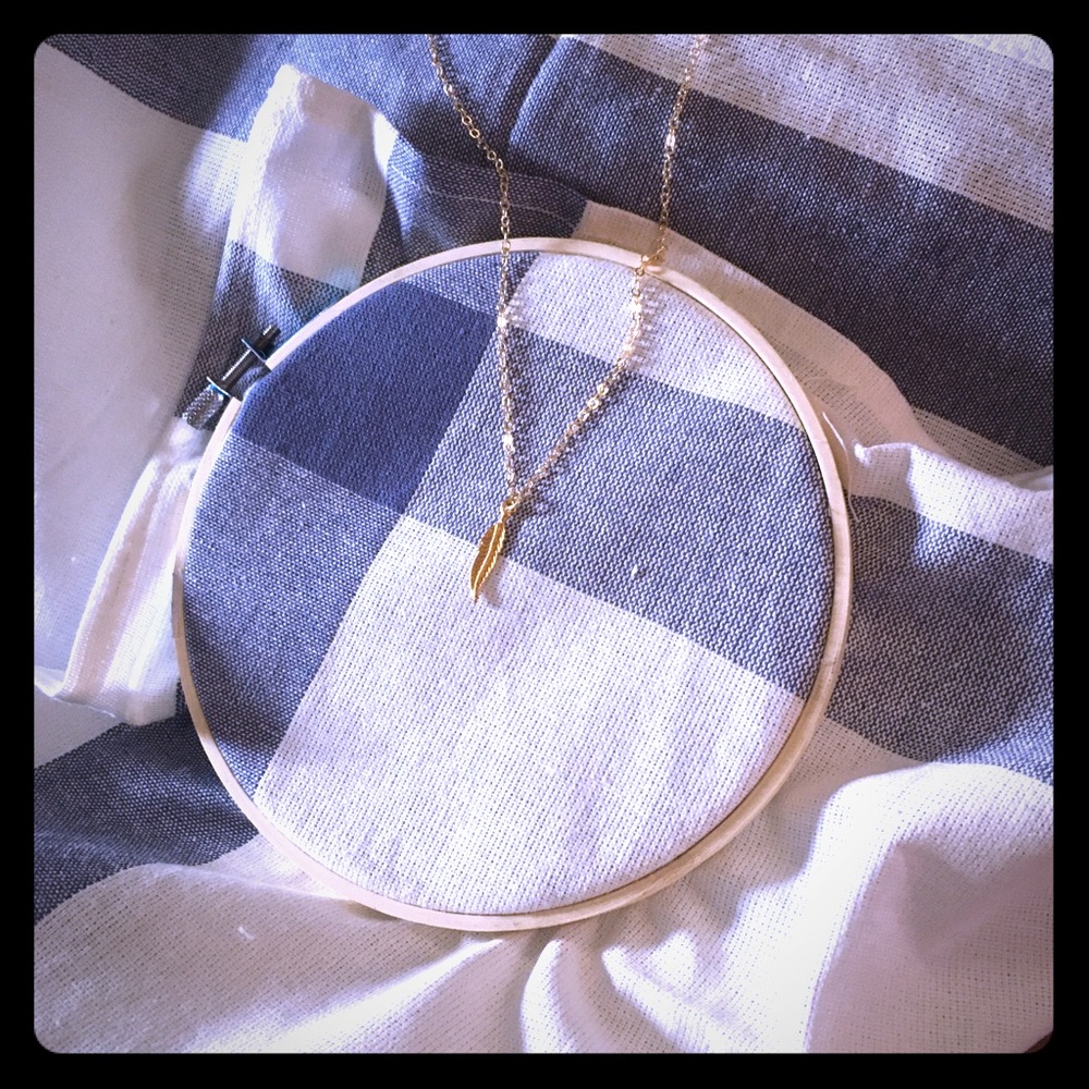 Feather necklace